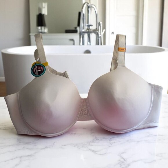 Vanity Fair Beautiful Benefits Contour 76380 Back Smoother Underwire Bra 46DD - Picture 1 of 9